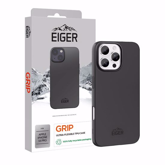 Picture of Eiger Eiger Grip Case for Apple iPhone 16 Pro in Black